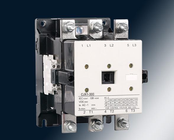 CJX1交流接觸器適用于交流50Hz或60Hz、電壓至690V、電流至475A的電力線路中，供遠距離頻繁起動和控制電動機及接通與分斷電路。經加裝機械聯鎖機構后組…